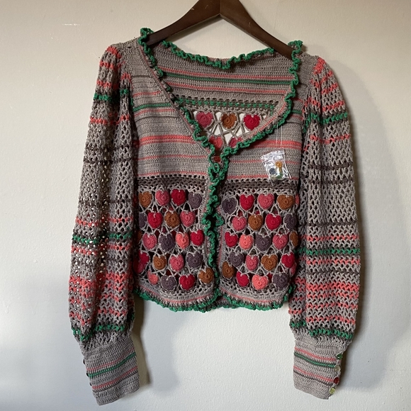 FREE PEOPLE | Heart Eyes Cardigan - Picture 3 of 12